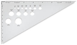 Aluminum Triangle - Top view of 8" Triangle