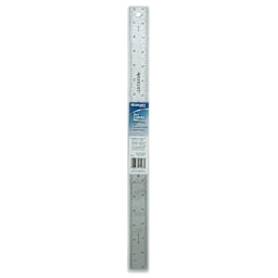 Westcott Metal Zero Centering Ruler - 18" in package