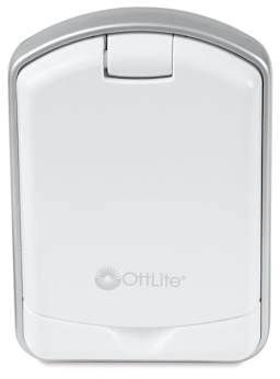 OttLite LED Mini Flip Light - Top view shown closed
