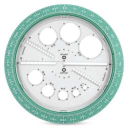 Helix Angle and Circle Maker, front, teal