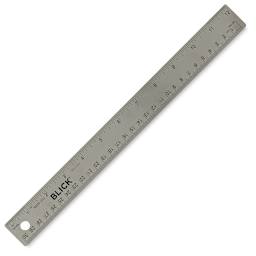 Blick Stainless Steel Ruler - 12", front