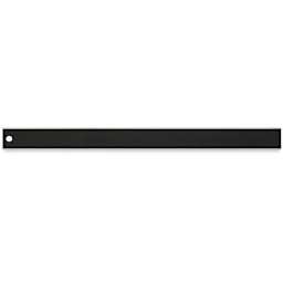 Blick Aluminum Non-Slip Ruler - 18" (out of packaging, back)