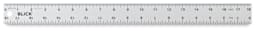 Blick Aluminum Straightedge Rulers - Single 18" ruler shown horizontally