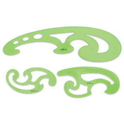 Pacific Arc French Curves - Set of 3, out of packaging