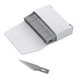 Excel Blades Hobby Blades - #11, Stainless Steel, Bulk Package, 100 Blades - Open Package