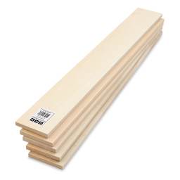 Bud Nosen Basswood Sheets - 3/8" x 3" x 24", 5 Sheets