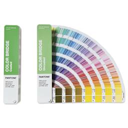 Pantone Color Bridge Guide Coated and Uncoated - 2,359 Colors, opened and closed