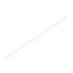 Plastruct Styrene Structural Ladder - Pkg of 2, 1:100 Scale, 1/8'' H x 1/4'' W x 5'' L