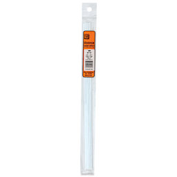 Plastruct Plastic Strip - Pkg of 10, 0.02" H × 0.125" W × 10" L - front of packaging