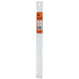 Plastruct Plastic Strip - Pkg of 10, 0.02" H × 0.03" W × 10" L - front of packaging