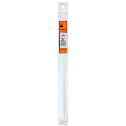 Plastruct Plastic Strip - Pkg of 10, 0.02" H × 0.187" W × 10" L - front of packaging