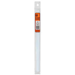 Plastruct Plastic Strip - Pkg of 10, 0.04" H × 0.1" W × 10" L - front of packaging