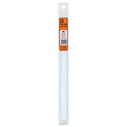 Plastruct Plastic Strip - Pkg of 10, 0.04" H × 0.125" W × 10" L - front of packaging