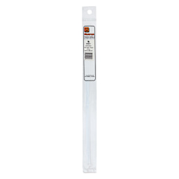 Plastruct Plastic Quarter-Round Rod - Pkg of 10, 0.03" H × 0.03" W × 10" L