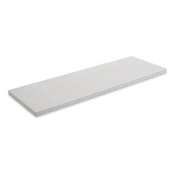 Plastruct Polystyrene Foam - angled view of 12" x 36" x 1" piece of foam