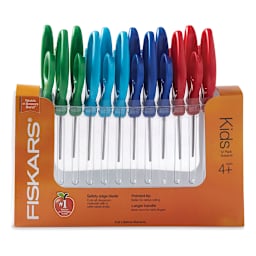 Fiskars Scissors - Pkg of 12, Blunt, 5"