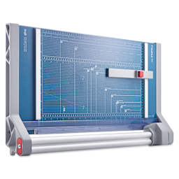 Dahle Professional Rotary Trimmer - 20" Cutting Length, shown upright and horizontally