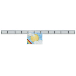 Aluminum Clip Display Rail - 48", With Clip