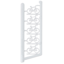 Schulcz Scale Model Vehicles - Bicycles, Pkg of 5, 1:100, 1/8" (product out of package)