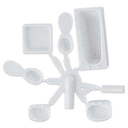 Schulcz Scale Model Furniture Set - Bathroom, 1:50, 1/4" (product out of package)