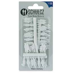 Schulcz Scale Model Figures - Silhouette, Pkg of 40, 1:100, 1/8" (front of package)