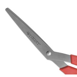 Westcott Bent All Purpose Value Scissors - 8", Red, blades