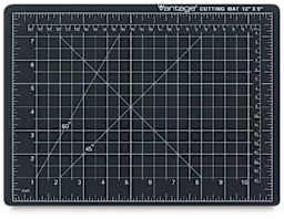 Dahle Self-Healing Cutting Mats - Top view of Black Mat