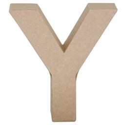 Paper Mache Letters & Numbers Y