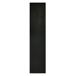 Leather Bracelet Blanks - Black Leather blank shown upright