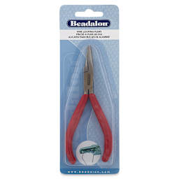 Beadalon Standard Wire Looping Pliers - Front view of blister package showing pliers
