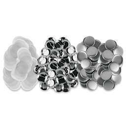 Neil Metal Buttons - 2.25" diameter, Pkg of 100