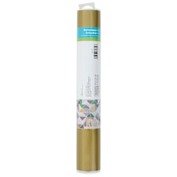 Cricut Removable Premium Vinyl - Gold, 12" x 48", back of the packaging