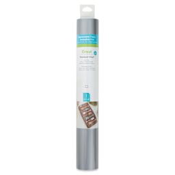Cricut Removable Premium Vinyl - Silver, 12" x 48", front of the packaging