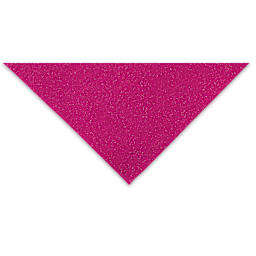 Kunin Glitter Felt - Closeup of corner of Fuchsia Felt
