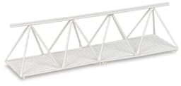 Artstraws Paper Tubes, Pontoon Bridge made from white Artstraws