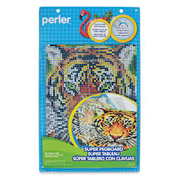 Perler Fused Bead Pegboard - Super-Sized - front of packaging