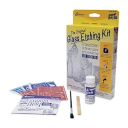Armour Starter Glass Etching Kit (Kit contents shown with packaging)