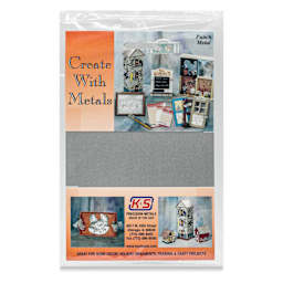K&S Metal Sheet - Tin, 5" x 7", 0.013" Thick front of packaging