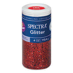 Spectra Sparkling Crystals Glitter - 4 oz, Red