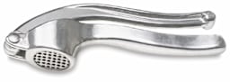 Garlic Press for Clay - Side view of closed Press