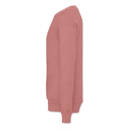 Bella + Canvas Unisex Sponge Fleece Drop Shoulder Sweatshirt - Mauve, X-Small - side