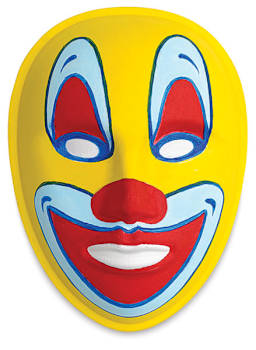 Human Face, painted