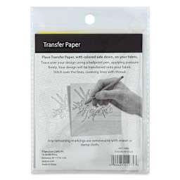 Janlynn Transfer Paper - 8-1/2" x 11", Pkg of 4 - back of packaging