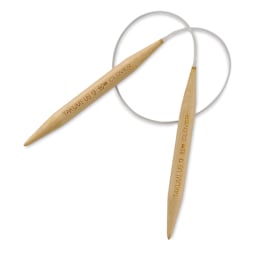 Clover Takumi Bamboo Circular Knitting Needles - Size 13 Needles, 16 inch length coiled