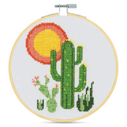 DMC Stitch Kit - Cactus, finished kit