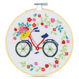 DMC Stitch Kit - Bicycle, finished kit