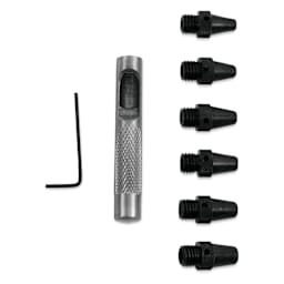 Realeather Leather Punch Tools - Maxi Punch Set, contents