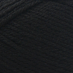 Lion Brand Basic Stitch Anti-Pilling Yarn - Black, close-up