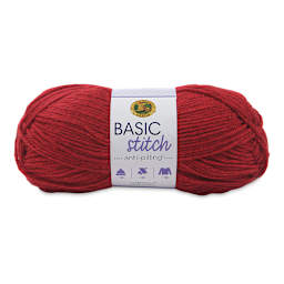 Lion Brand Basic Stitch Anti-Pilling Yarn - Red Heather