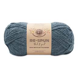Lion Brand Re-Spun Thick & Quick Yarn - Night Sky, 223 yds